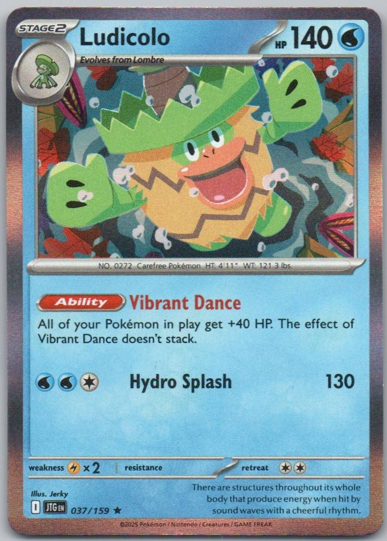 Wailmer 040 Reverse Holo Water Card - Journey Together