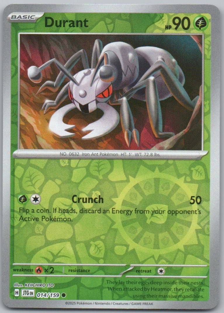 Durant 014 Reverse Holo Grass Card - Journey Together