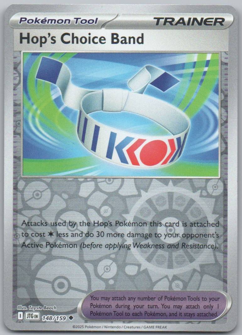 Hop's Choice Band 148 Reverse Holo Trainer Card - Journey Together