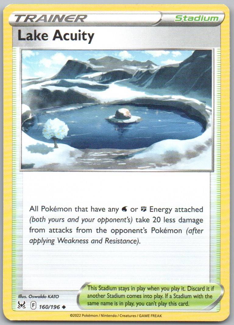 Lake Acuity 160 Normal Trainer Card - Lost Origin