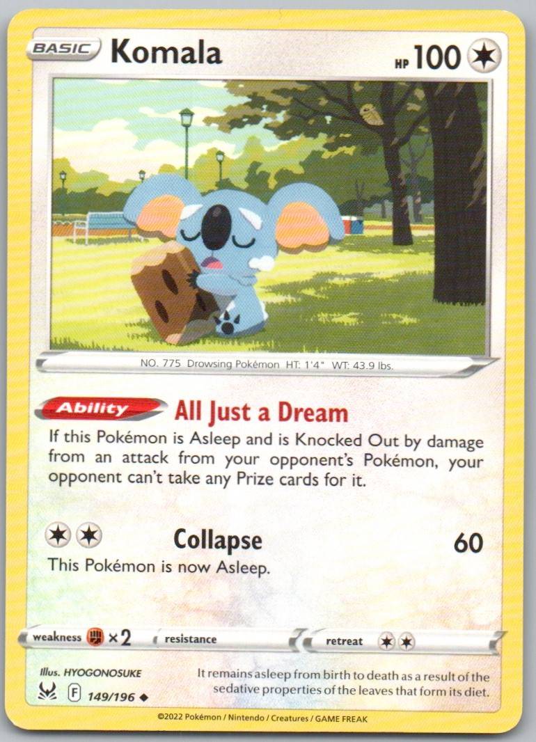 Komala 149 Normal Colorless Card - Lost Origin