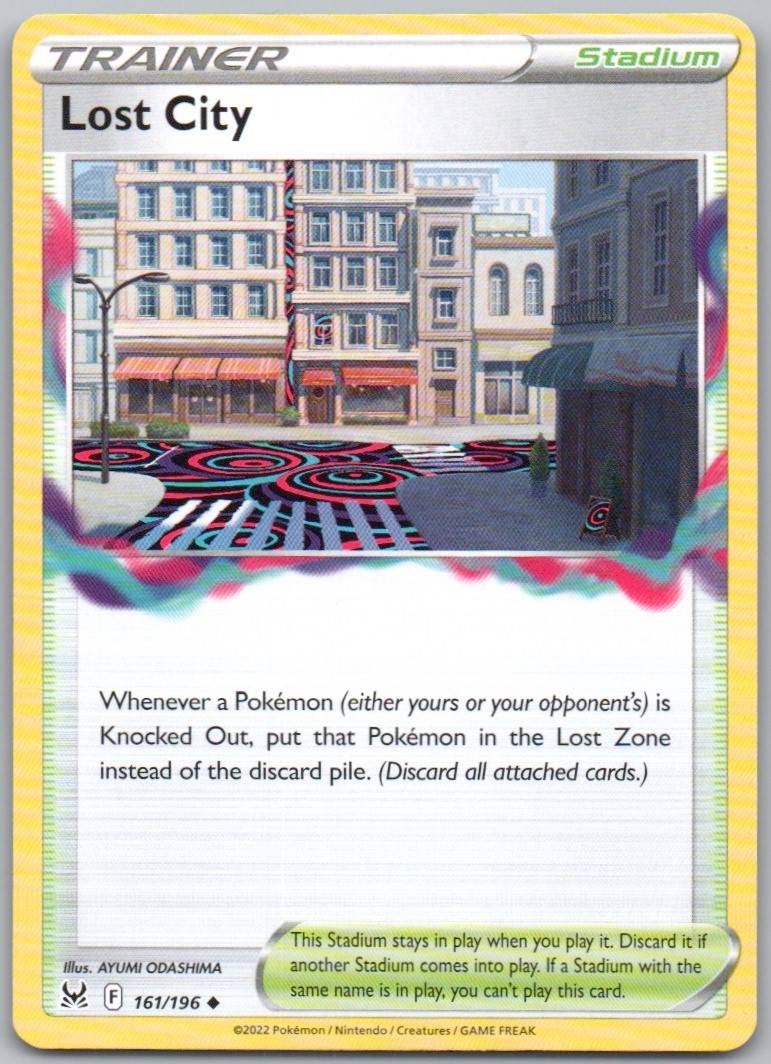 Lost City 161 Normal Trainer Card - Lost Origin