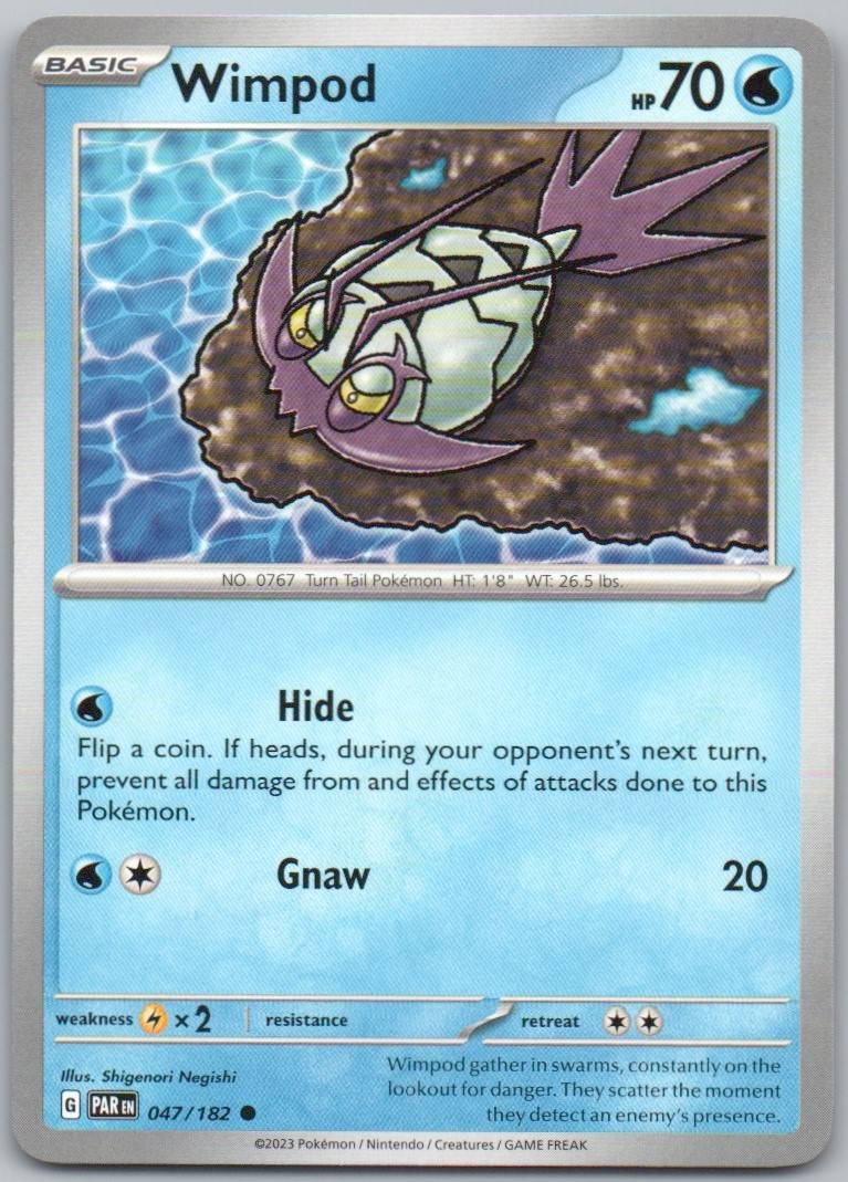 Wimpod 047 Normal Water Card - Paradox Rift
