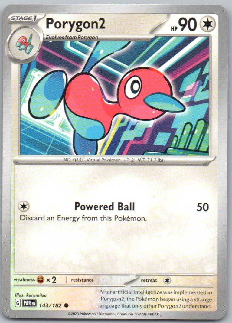 Porygon2 143 Normal Colorless Card - Paradox Rift