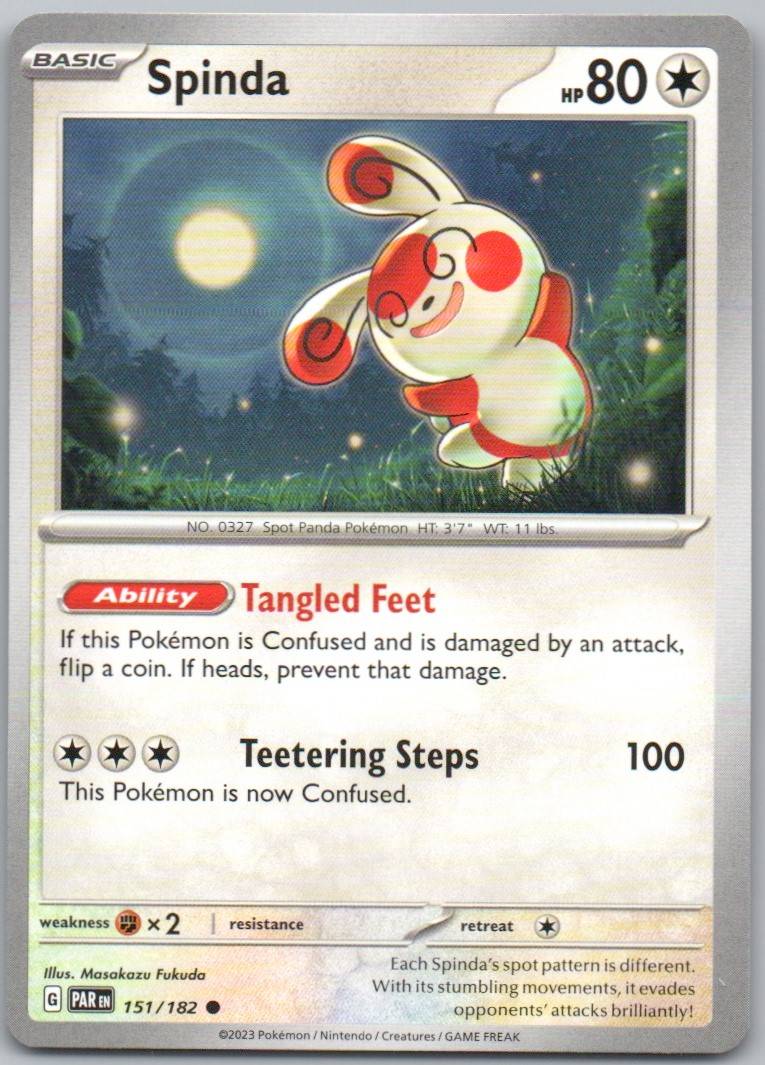 Spinda 151 Normal Colorless Card - Paradox Rift