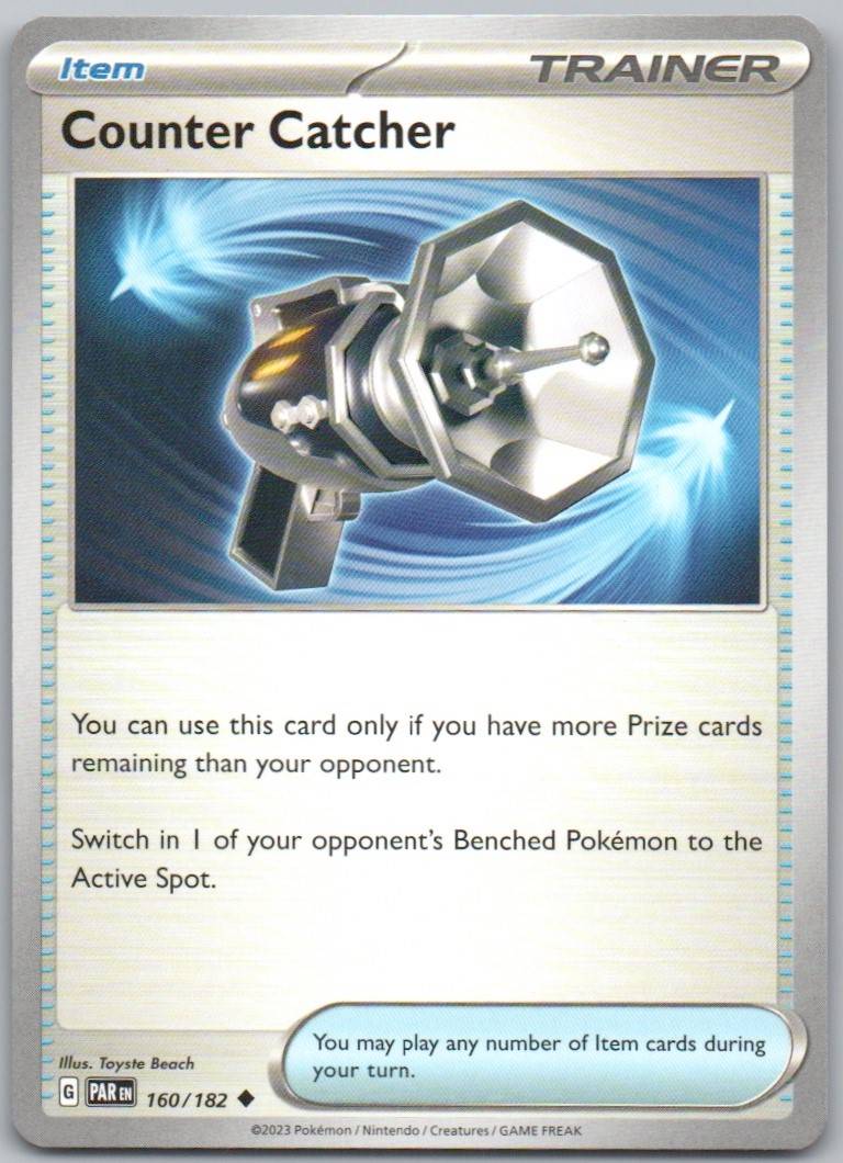 Counter Catcher 160 Normal Trainer Card - Paradox Rift