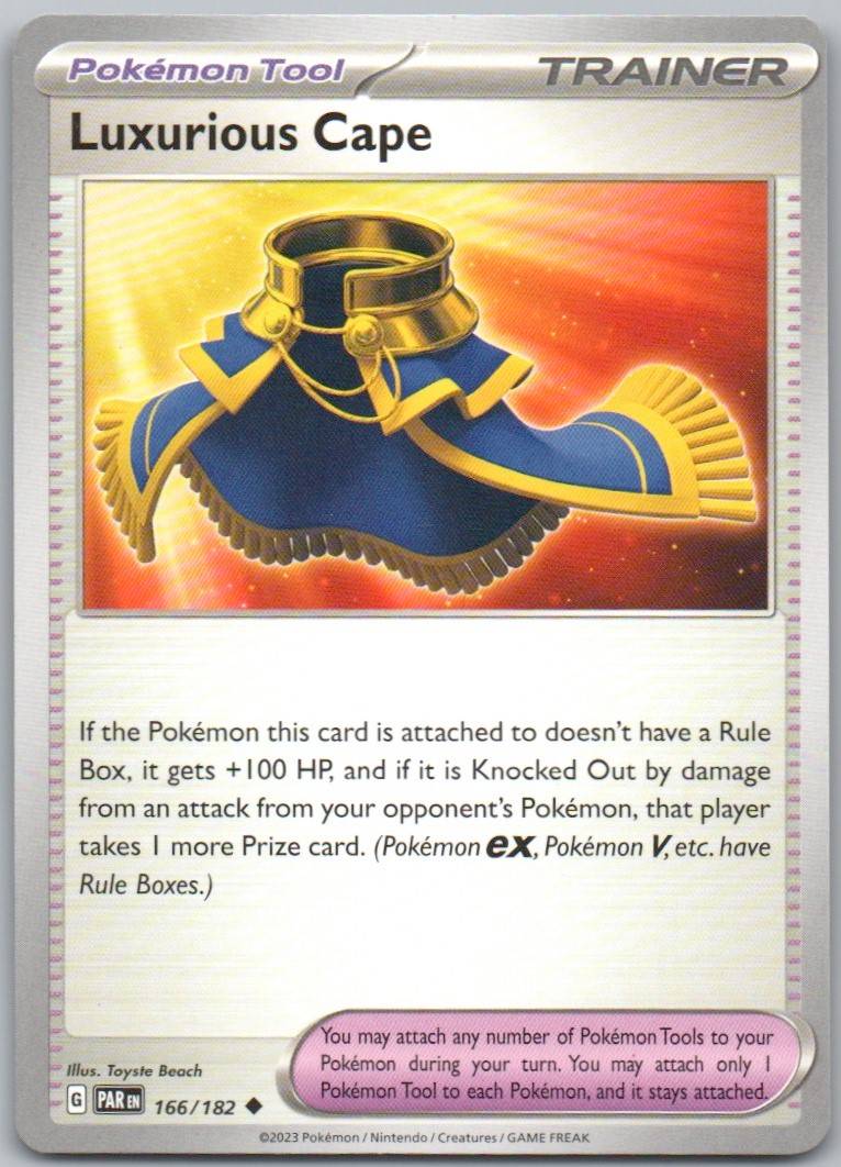 Luxurious Cape 166 Normal Trainer Card - Paradox Rift