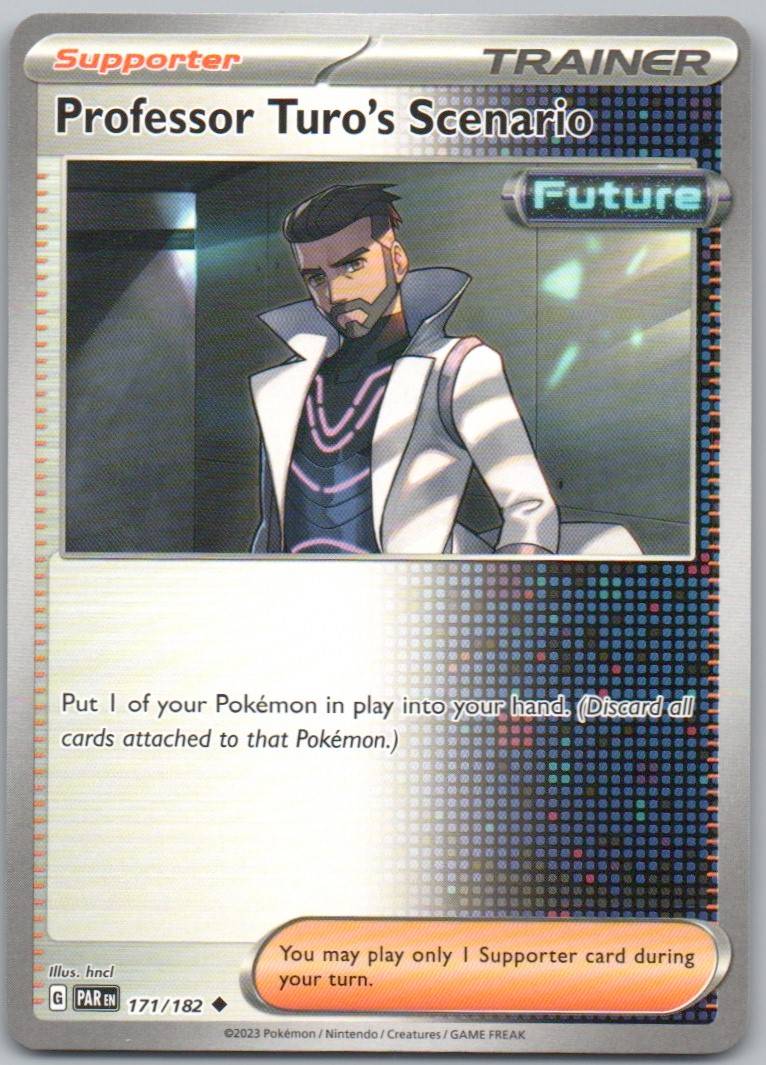 Professor Turo's Scenario 171 Normal Trainer Card - Paradox Rift
