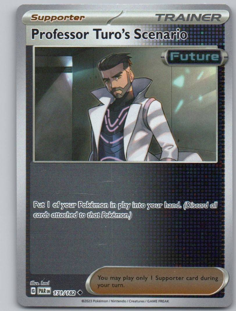 Professor Turo's Scenario 171 Reverse Holo Lightning Card - Paradox Rift