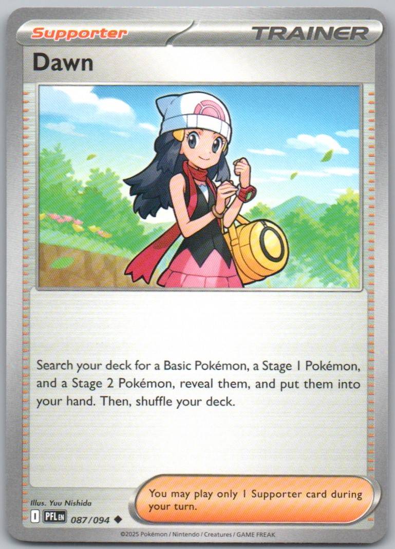 Dawn 087 Normal Trainer Card - Phantasmal Flames