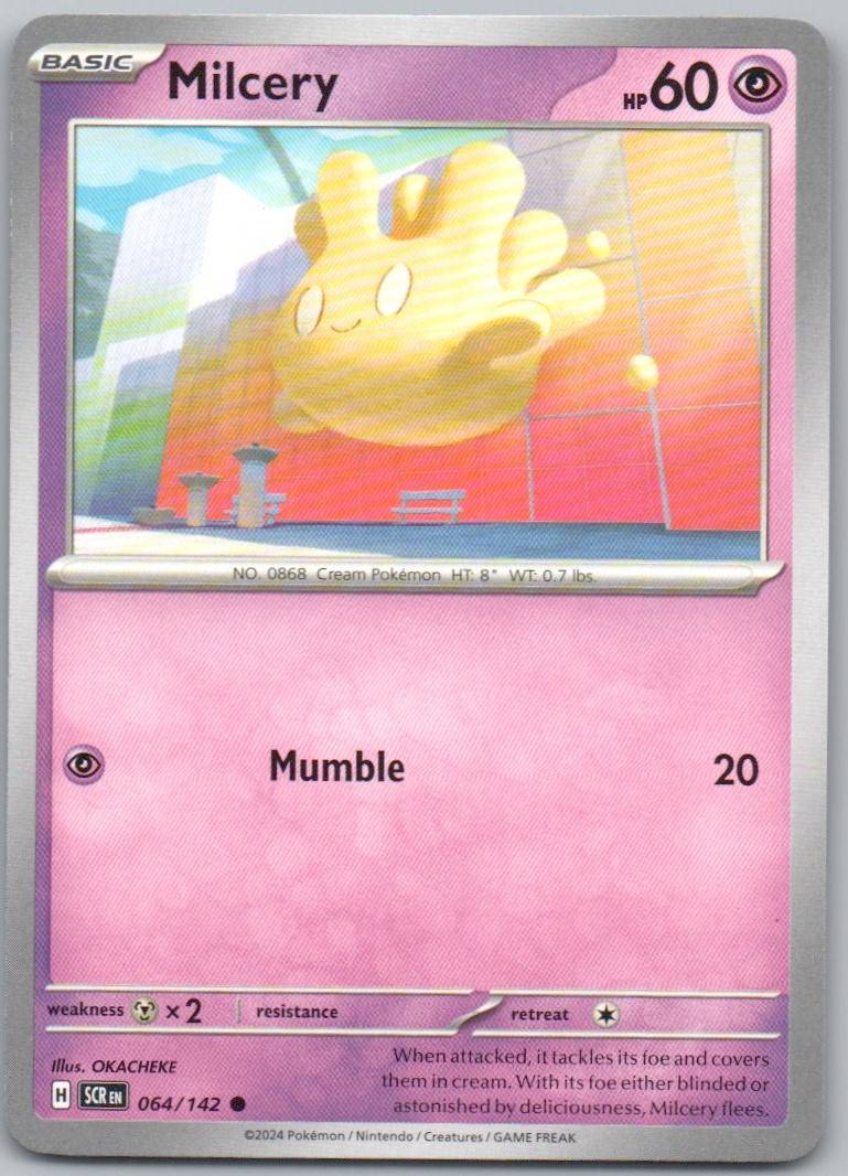 Milcery 064 Normal Psychic Card - Stellar Crown