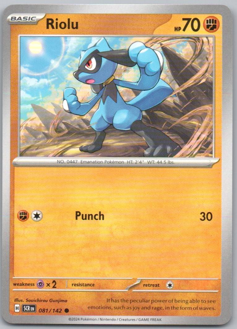 Riolu 081 Normal Fighting Card - Stellar Crown