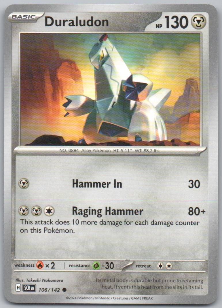Duraludon 106 Normal Steel Card - Stellar Crown