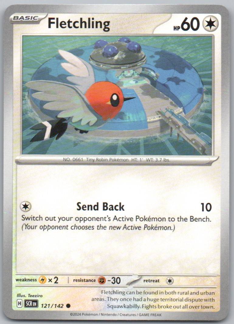 Fletchling 121 Normal Colorless Card - Stellar Crown