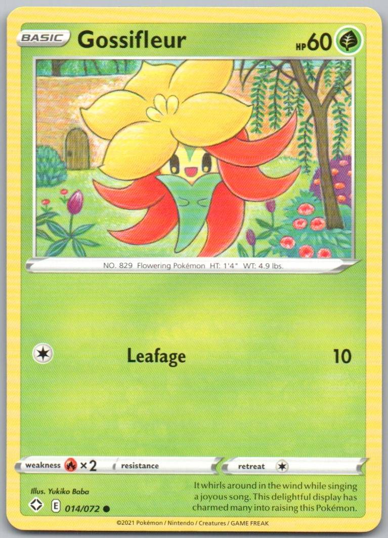 Gossifleur 014 Normal Grass Card - Shining Fates