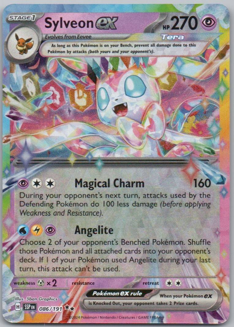 Flutter Mane 096 Reverse Holo Psychic Card - Surging Sparks