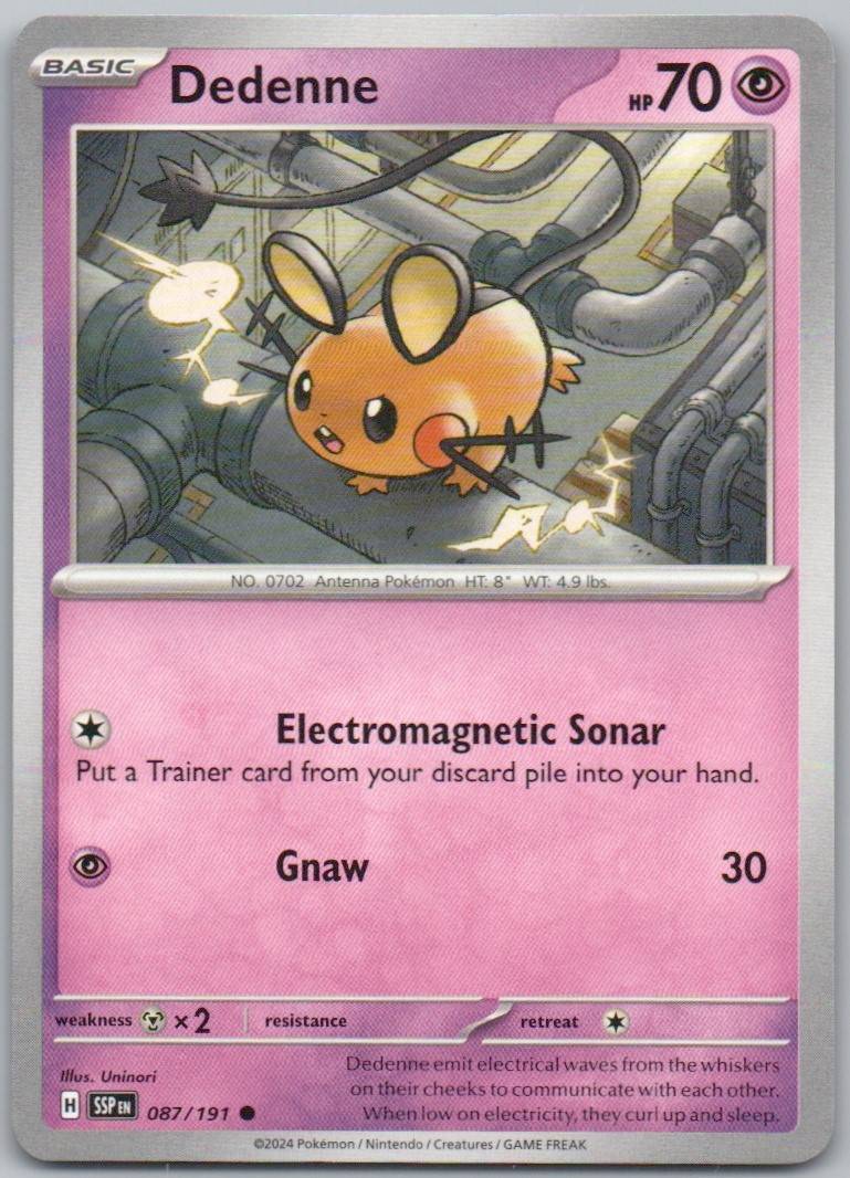Gimmighoul 097 Reverse Holo Psychic Card - Surging Sparks