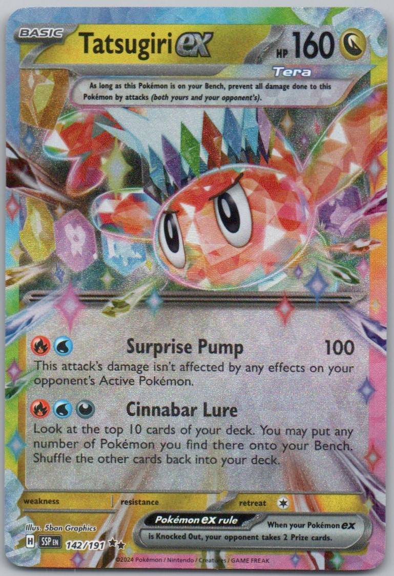 Terapagos 161 Reverse Holo Colorless Card - Surging Sparks