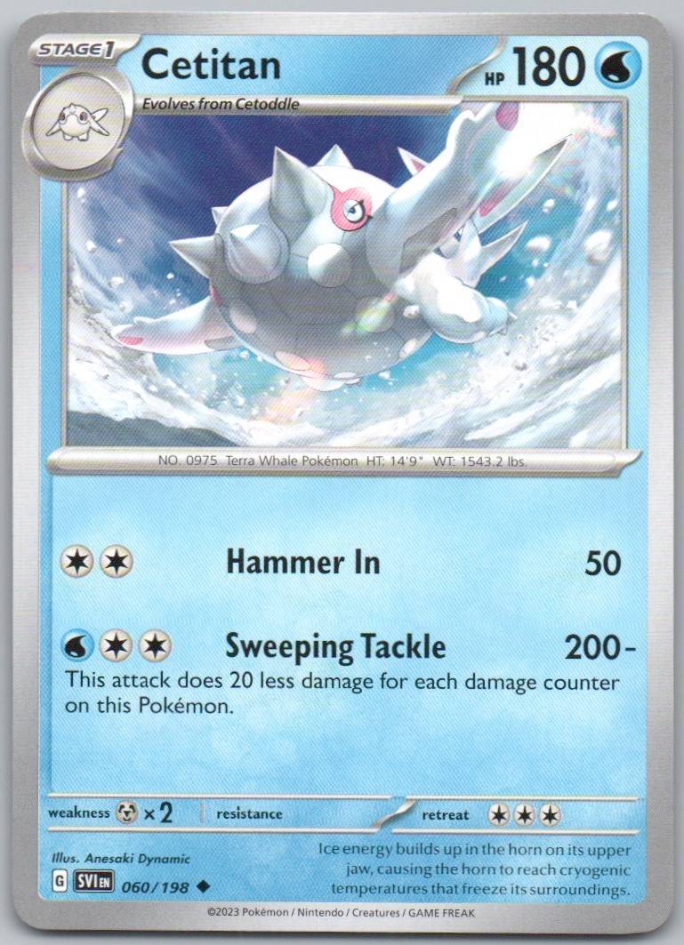 Cetitan 060 Normal Water Card - Scarlet & Violet
