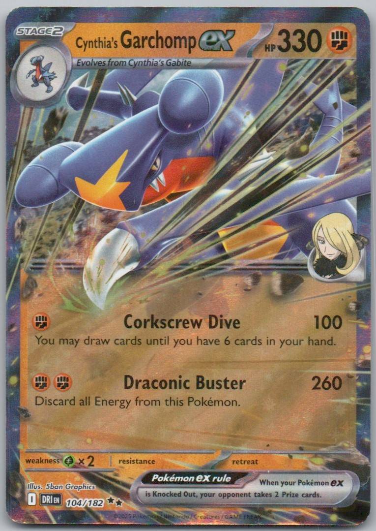 104 - Cynthia's Garchomp EX
