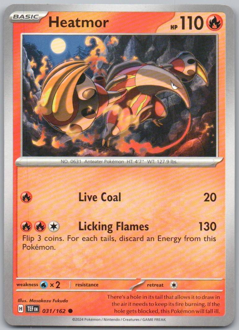 Heatmor 031 Normal Fire Card - Temporal Forces