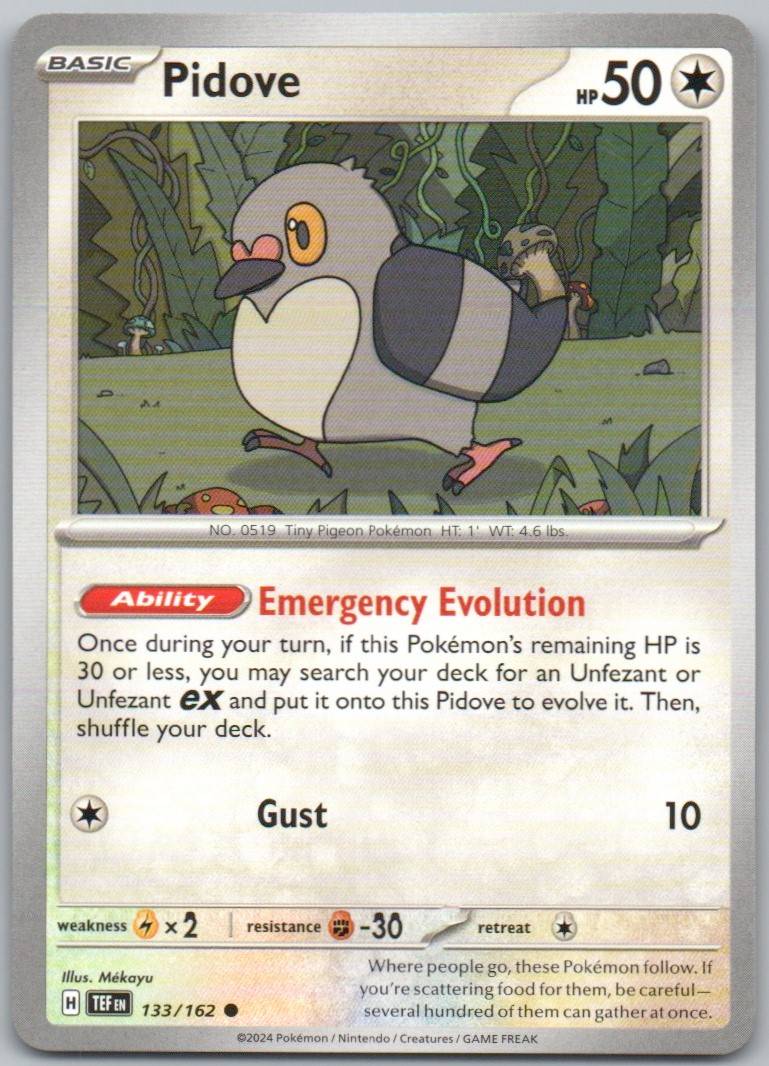 pidove 133 Normal Colorless Card - Temporal Forces