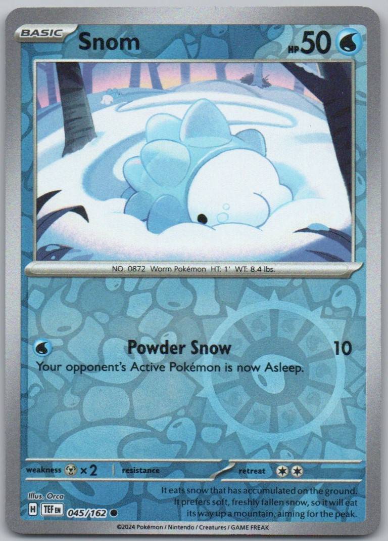 Snom 045 Reverse Holo Water Card - Temporal Forces
