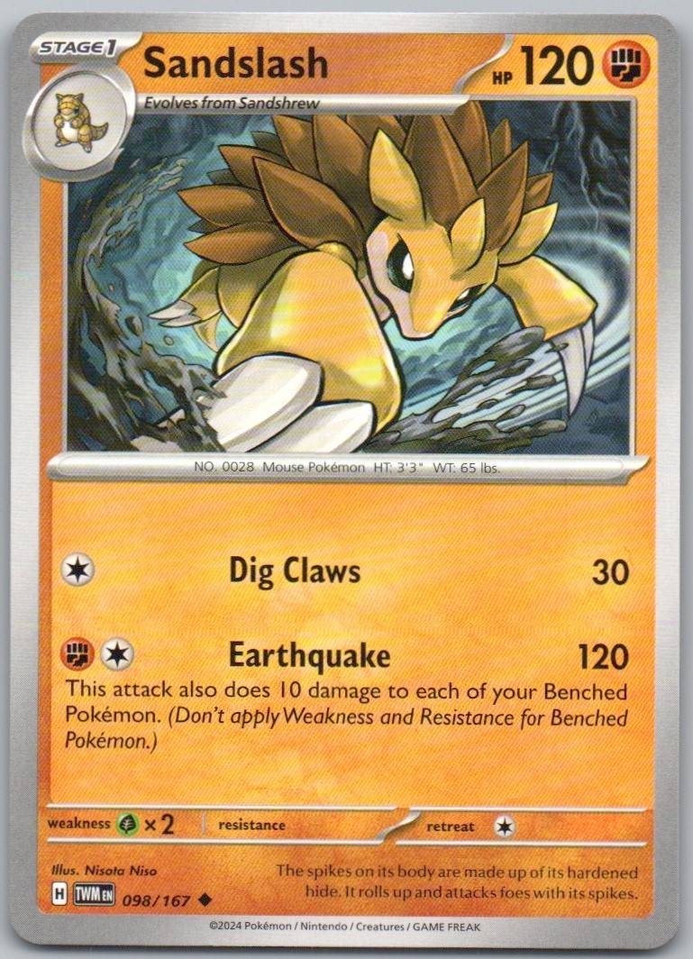 Sandlsash 098 Normal Fighting Card - Twilight Masquerade