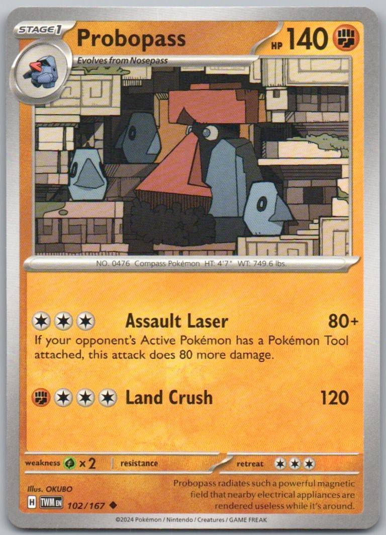 Probopass 102 Normal Fighting Card - Twilight Masquerade