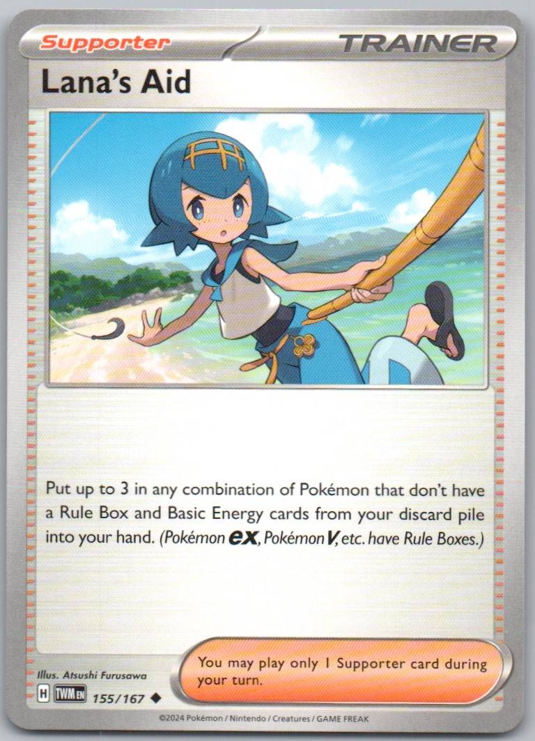 Lana's Aid 155 Normal Trainer Card - Twilight Masquerade