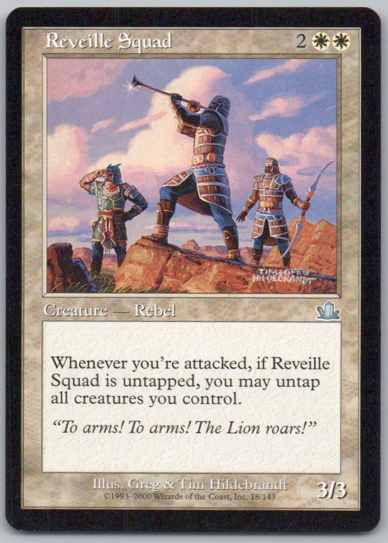 Reveille Squad 18 Normal Creature Card - Prophecy