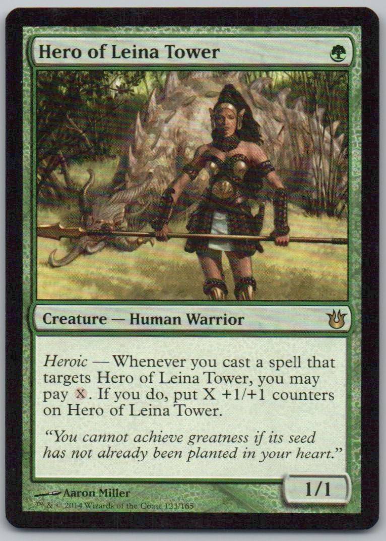 Hero of Leina Tower 123 Normal Creature Card - Born of the Gods