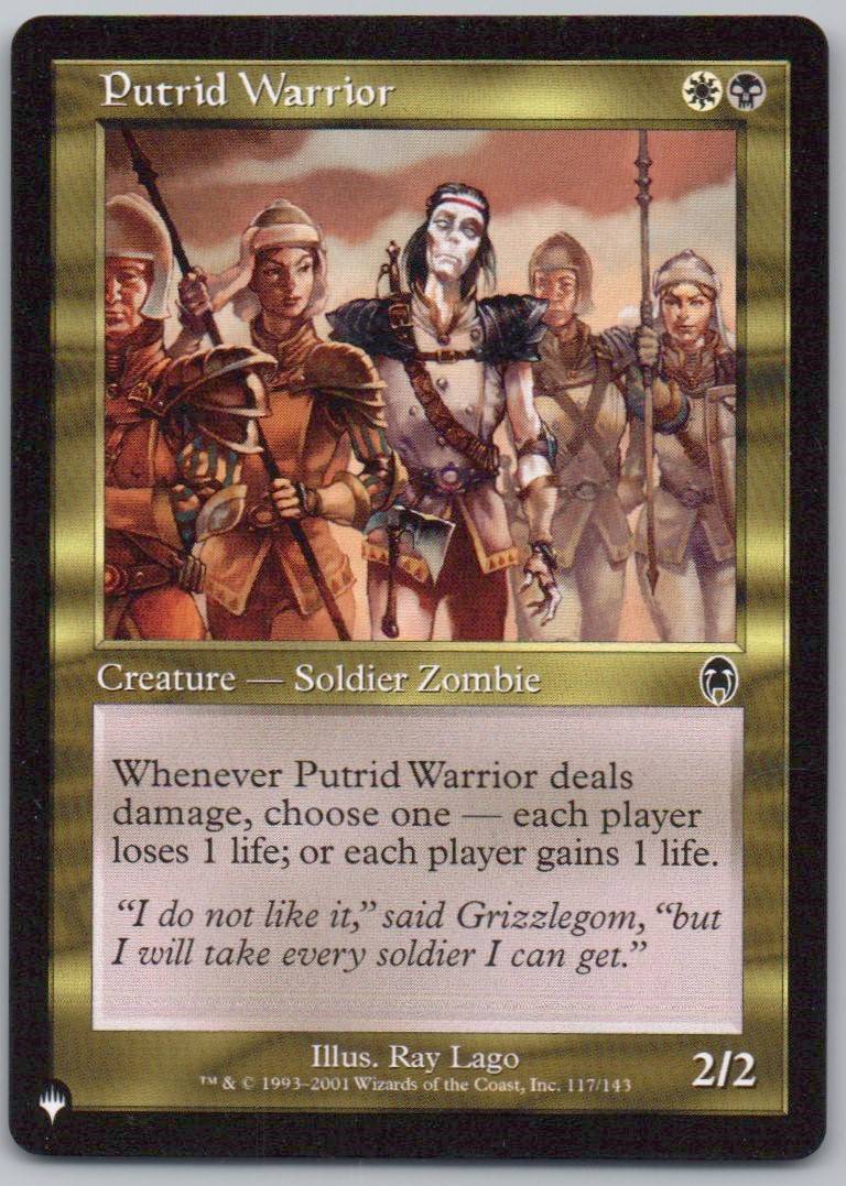 Putrid Warrior 117 Normal Creature Card - Apocalypse