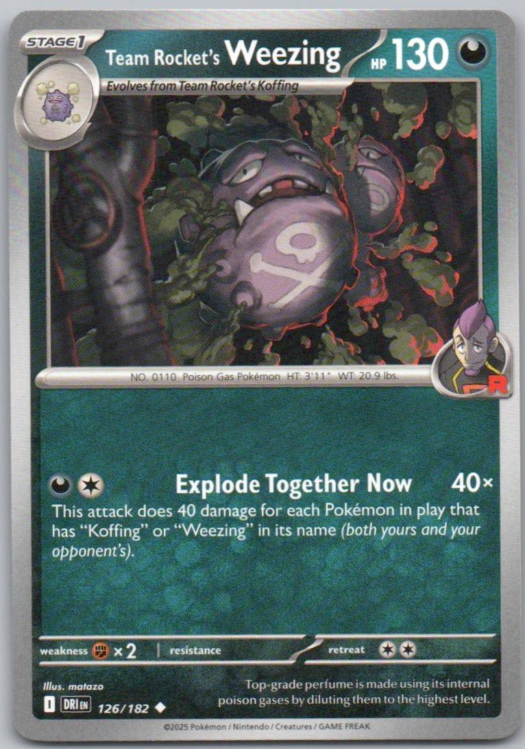 126 - Team Rocket's Weezing