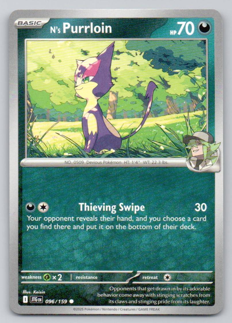 N's Purrloin 096 NOR Card - Journey Together