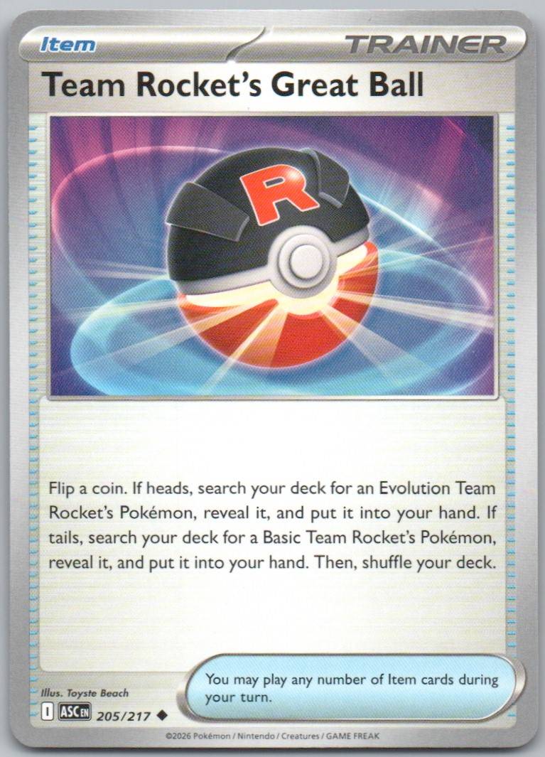 205 - Team Rocket's Great Ball
