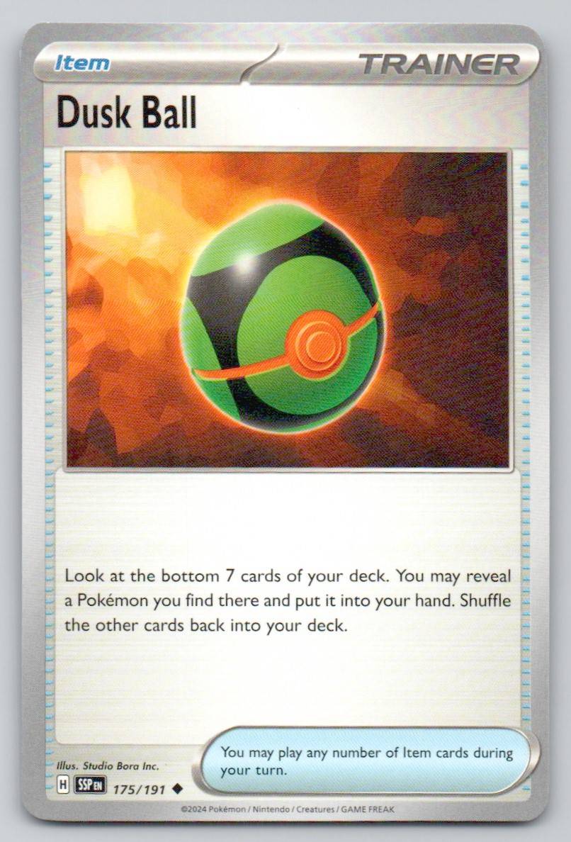 Dusk Ball 175 NOR Card - Surging Sparks