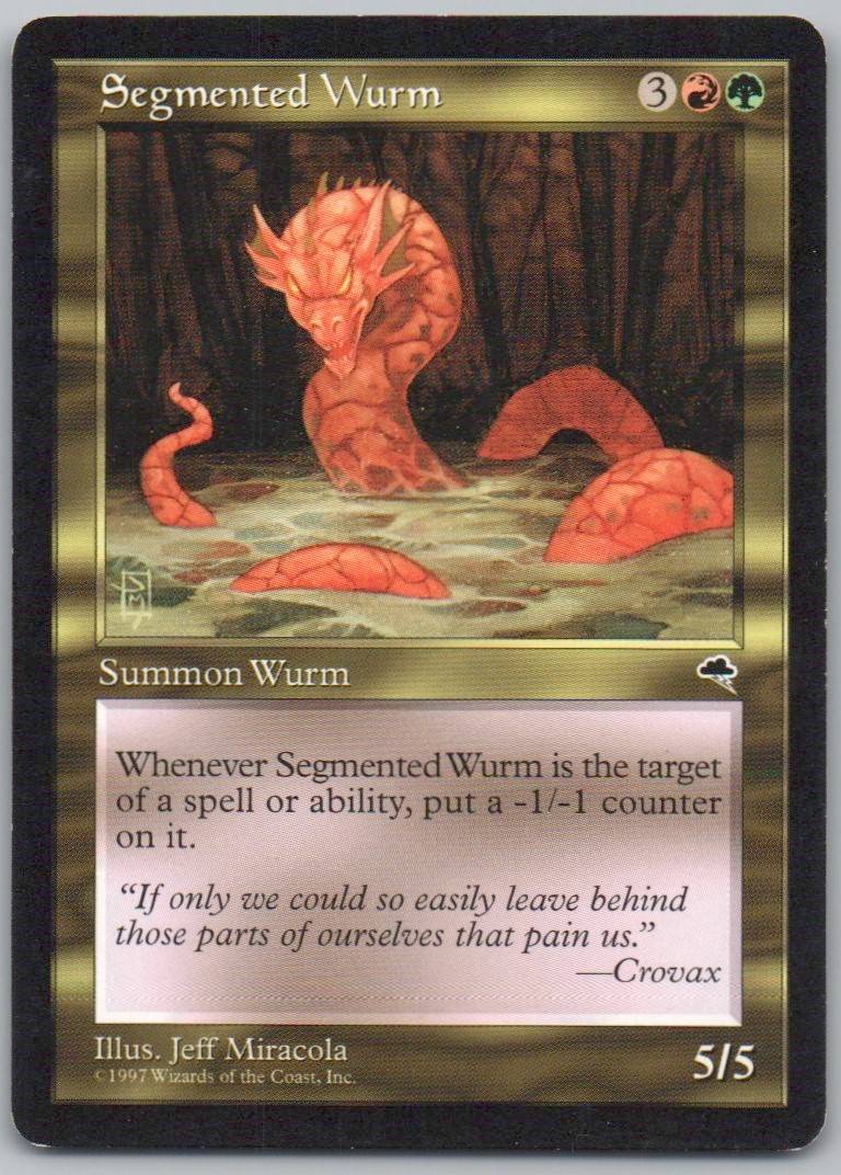 Segmented Wurm 269 Normal Creature Card - Tempest
