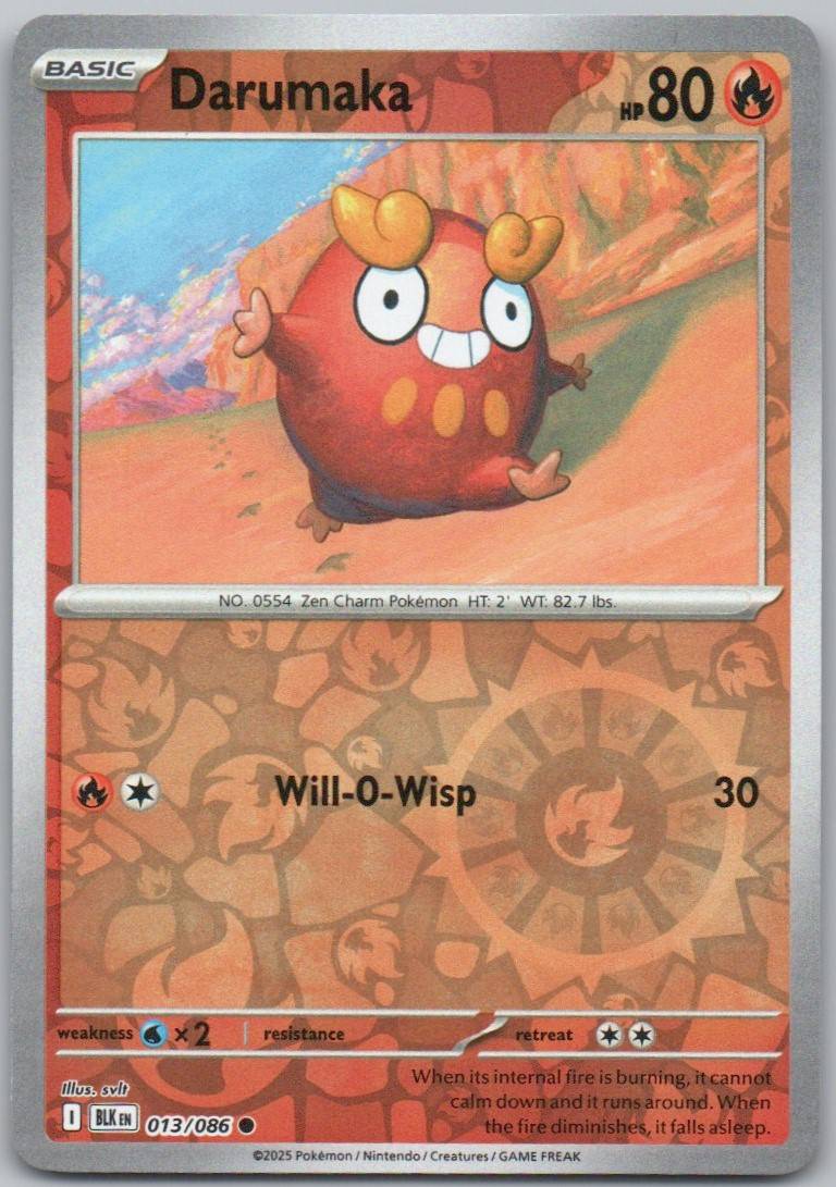 Darumaka 013 REV Card - Black Bolt