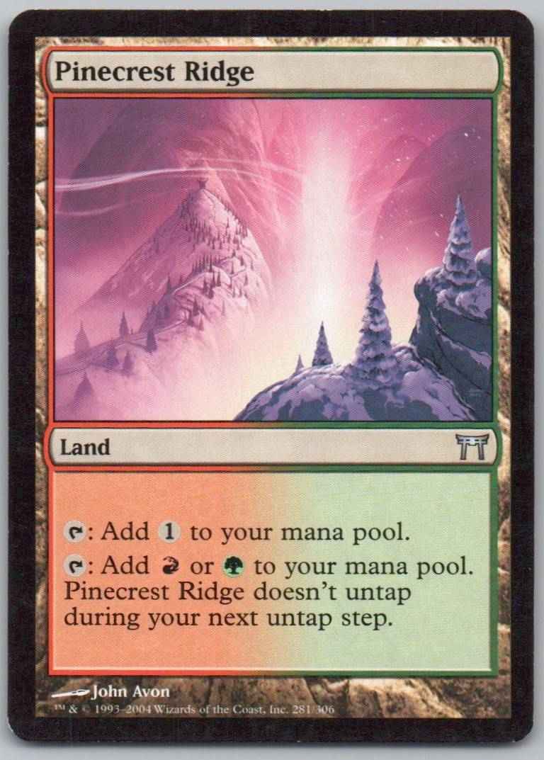 Pinecrest Ridge 281 Normal Land Card - Champions of Kamigawa