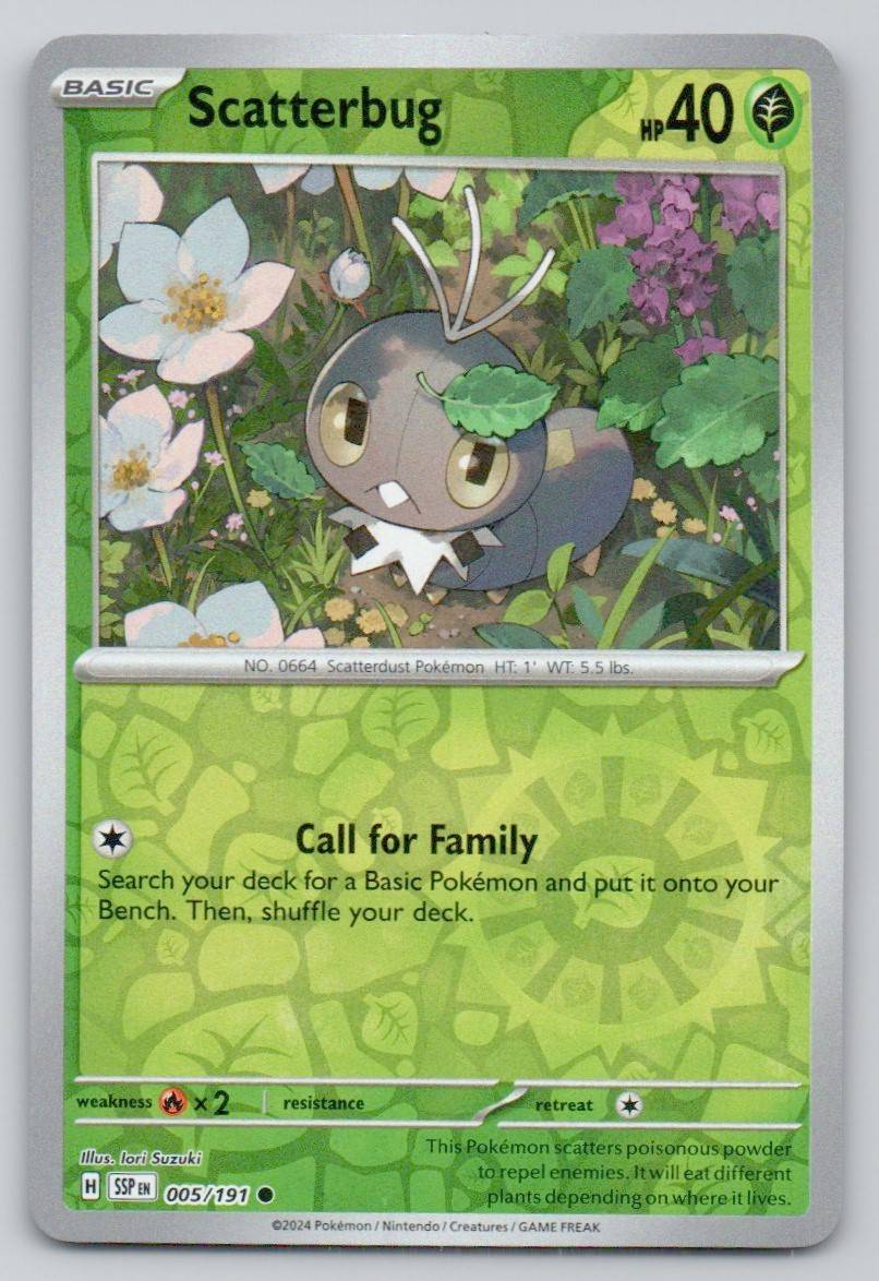 Scatterbug 005 REV Card - Surging Sparks