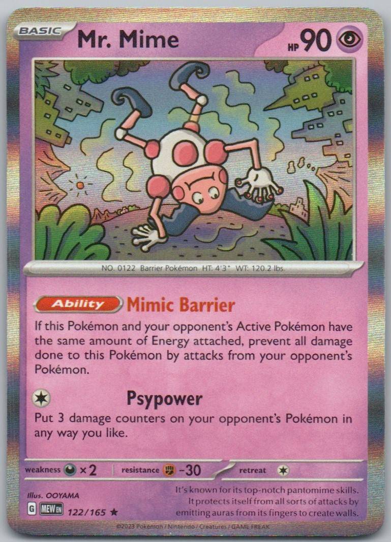 Mr. Mime 122 NOR Card - 151