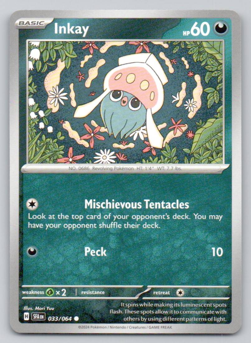 Inkay 033 NOR Card - Shrouded Fable