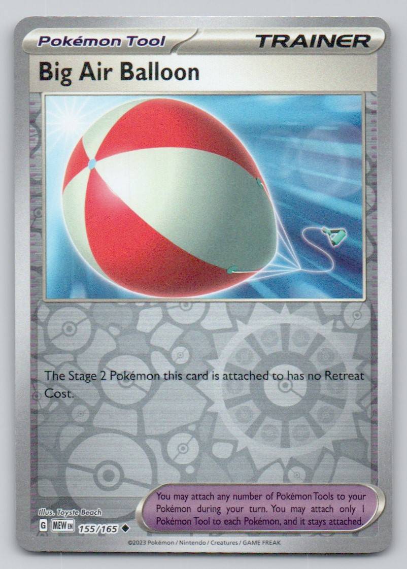 Big Air Balloon 155 REV Card - 151