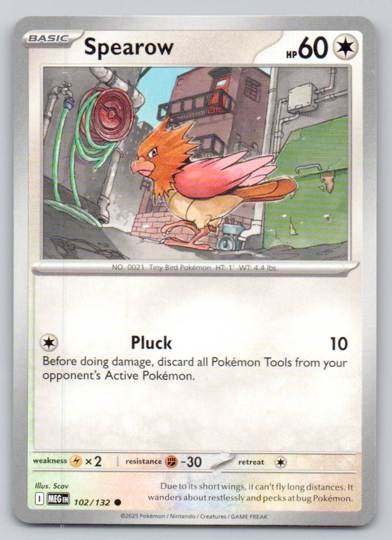 Spearow 102 NOR Card - Mega Evolution