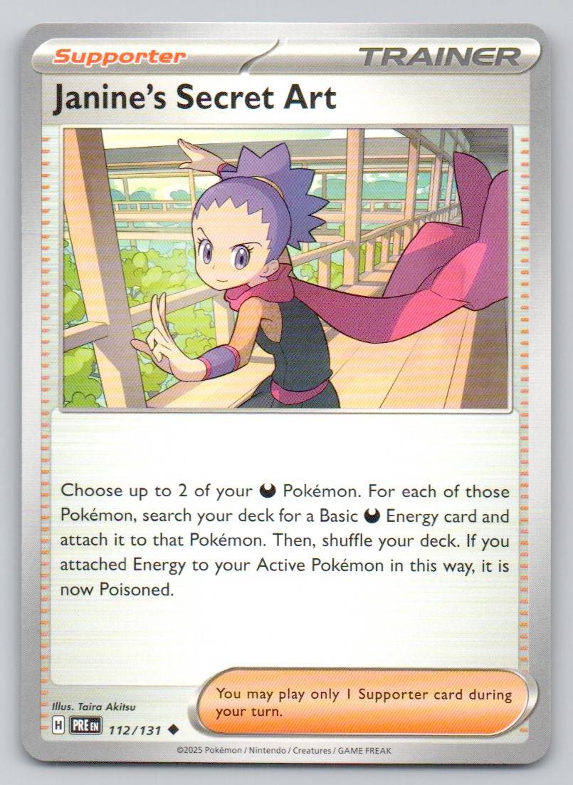 Janine's Secret Art 112 NOR Card - Prismatic Evolutions