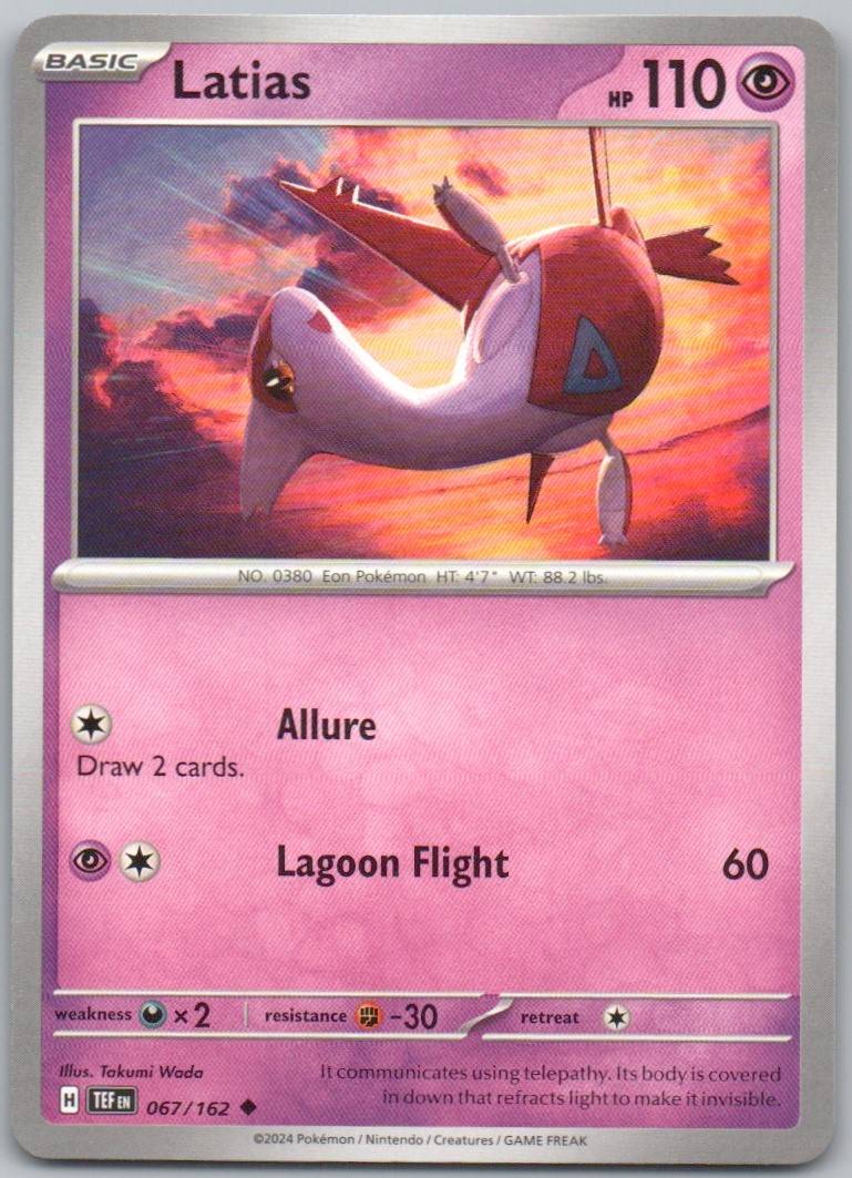Latias 067 NOR Card - Temporal Forces