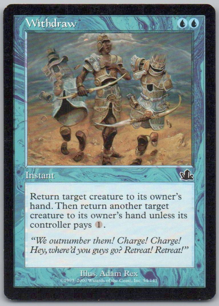 Withdraw 54 Normal Instant Card - Prophecy