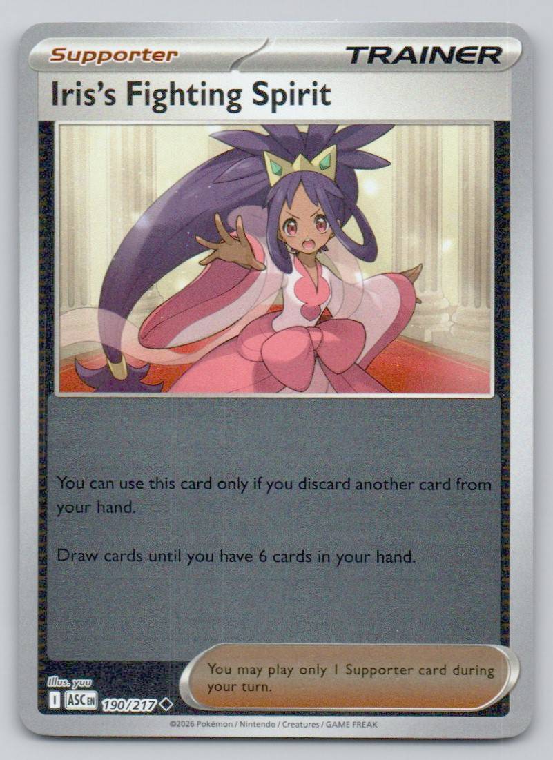 Iris's Fighting Spirit 190 REV Card - Ascended Heroes