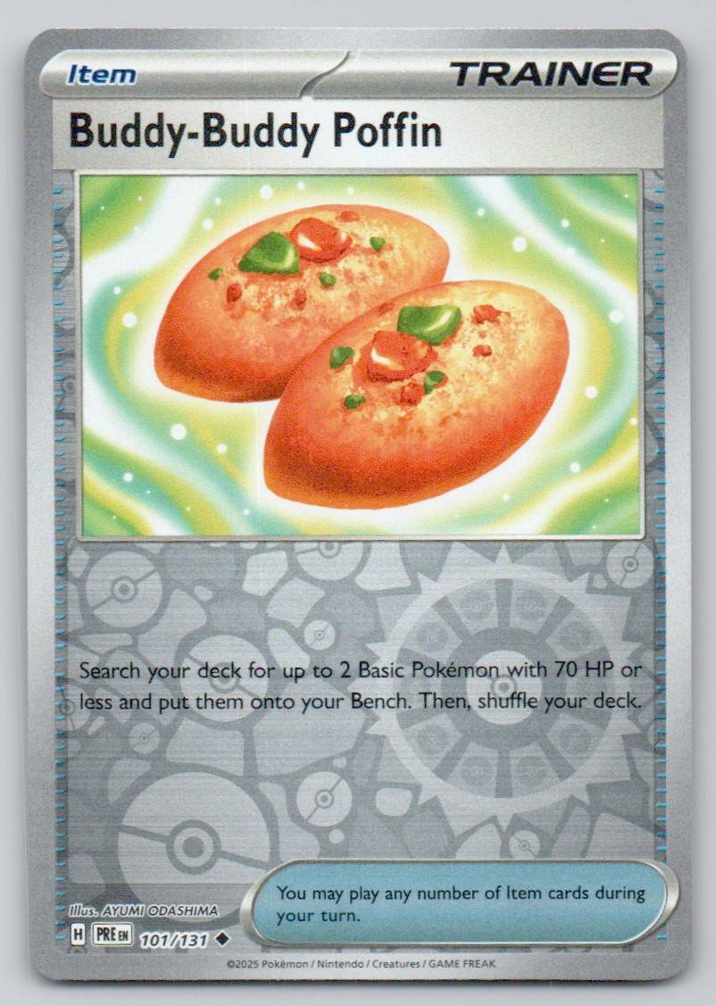 Buddy-Buddy Poffin 101 REV Card - Prismatic Evolutions